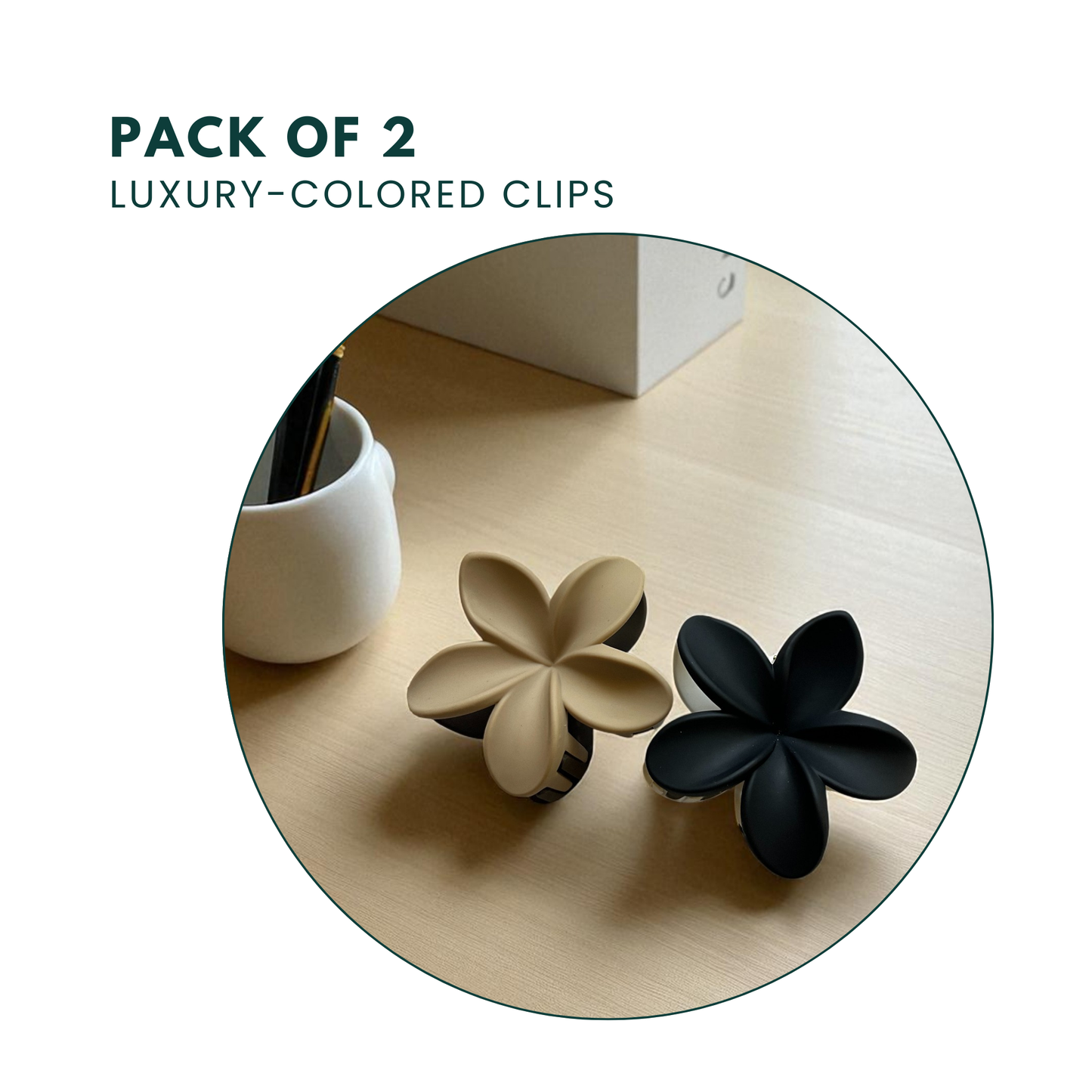 Non-slip Korean claw clip for thick hair – durable and lightweight build
