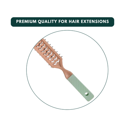 Flat Hair Brush for Human Hair Extensions