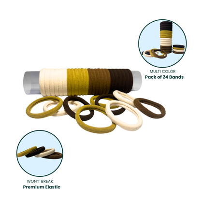 Ponytail Holders with Storage Box | Multicolor 2