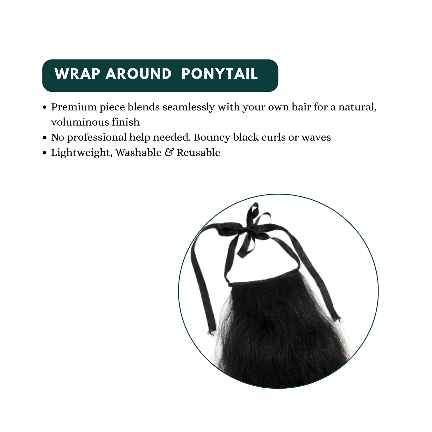 Wrap Around ponytail hair extension