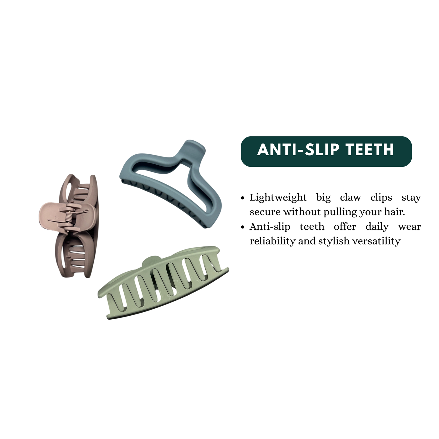 Hair Clutcher Pack of 3