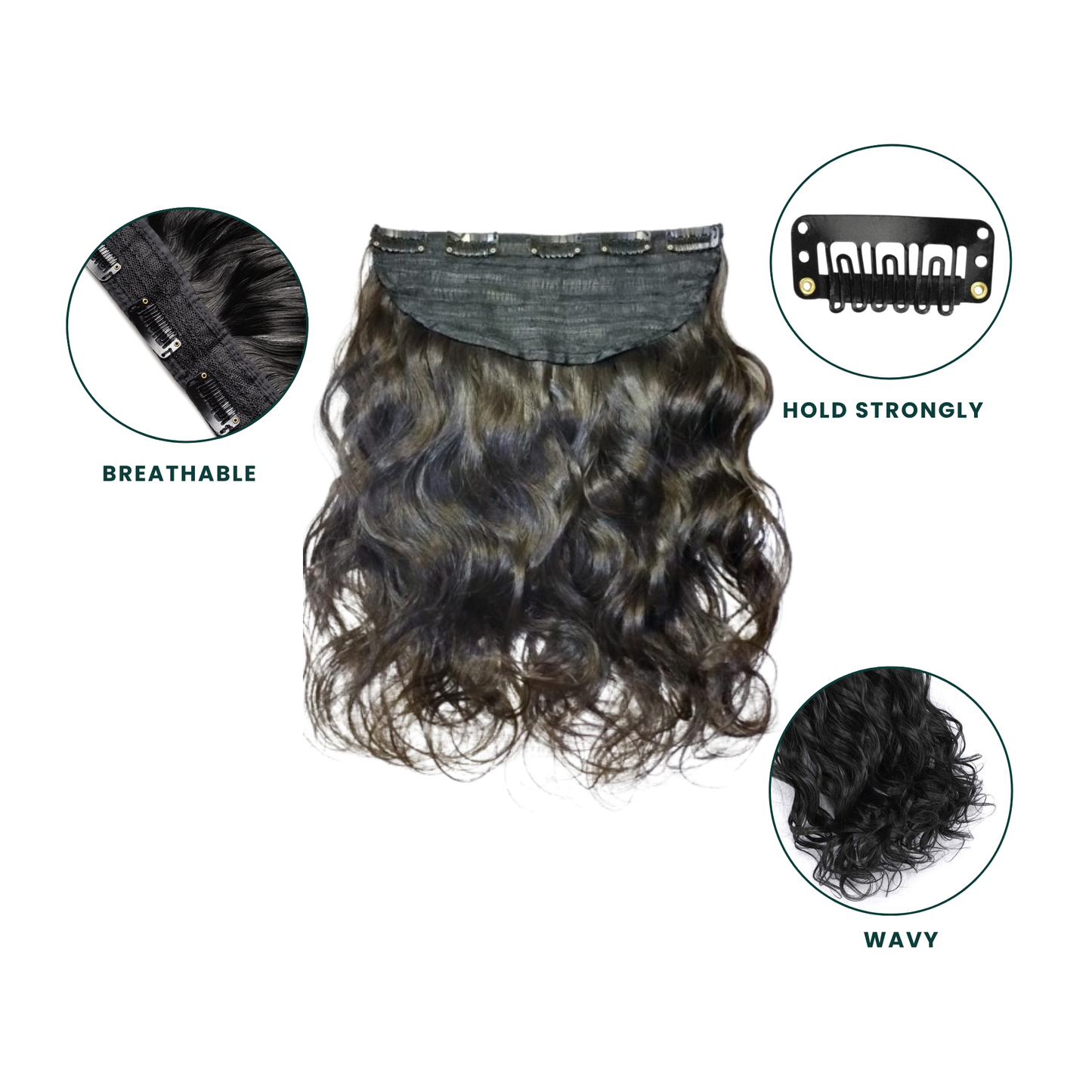 Clip-In Volumizer | Wavy
