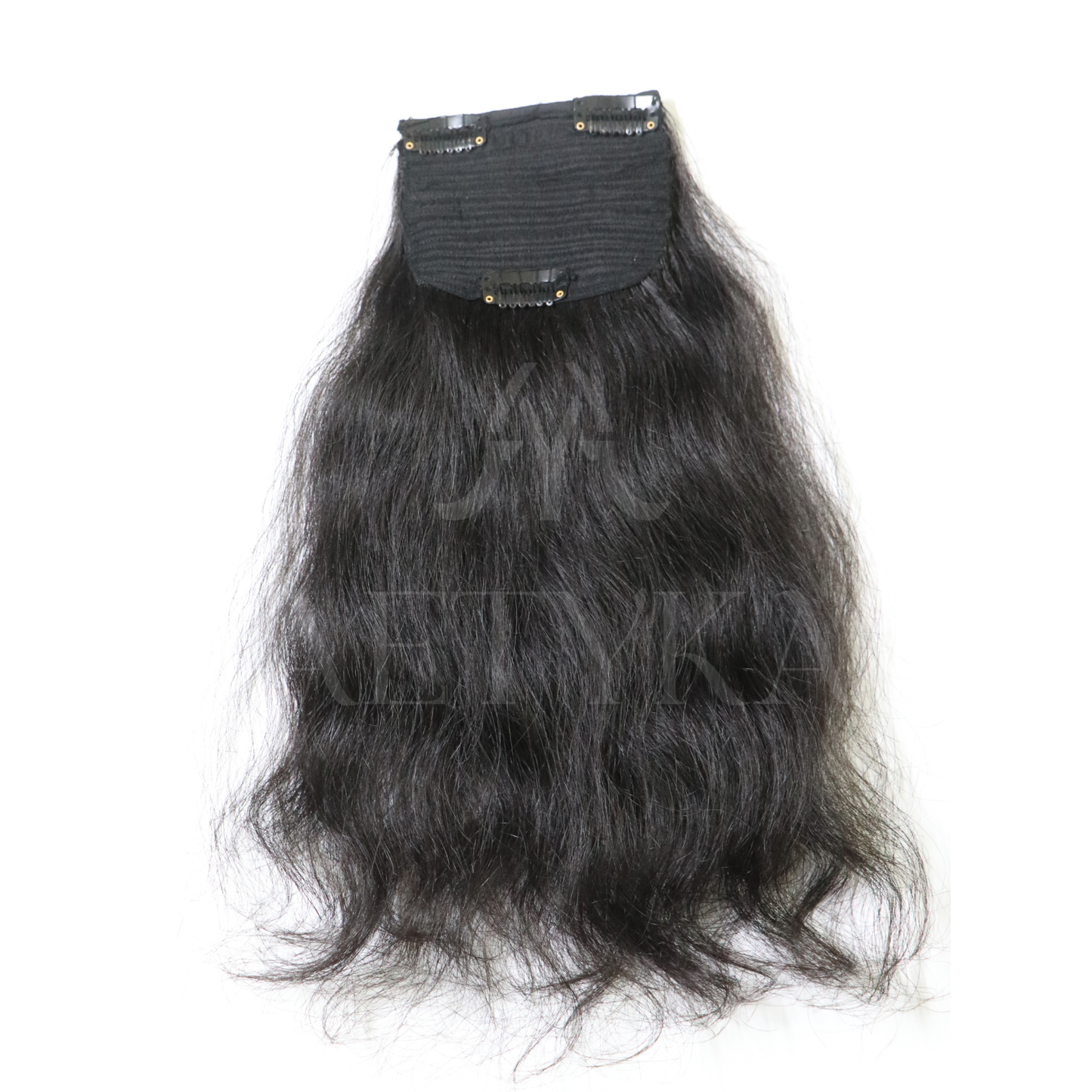 Aetyka's clip-in braided ponytail human hair extension image