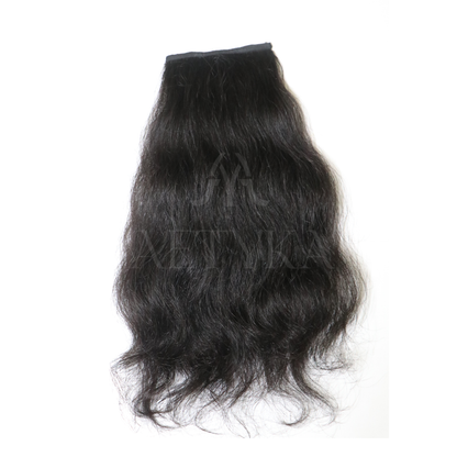 Aetyka's clip in braided ponytail human hair extension image
