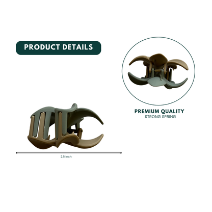 Durable hair claw clip in matte finish – perfect for party and wedding hairstyles