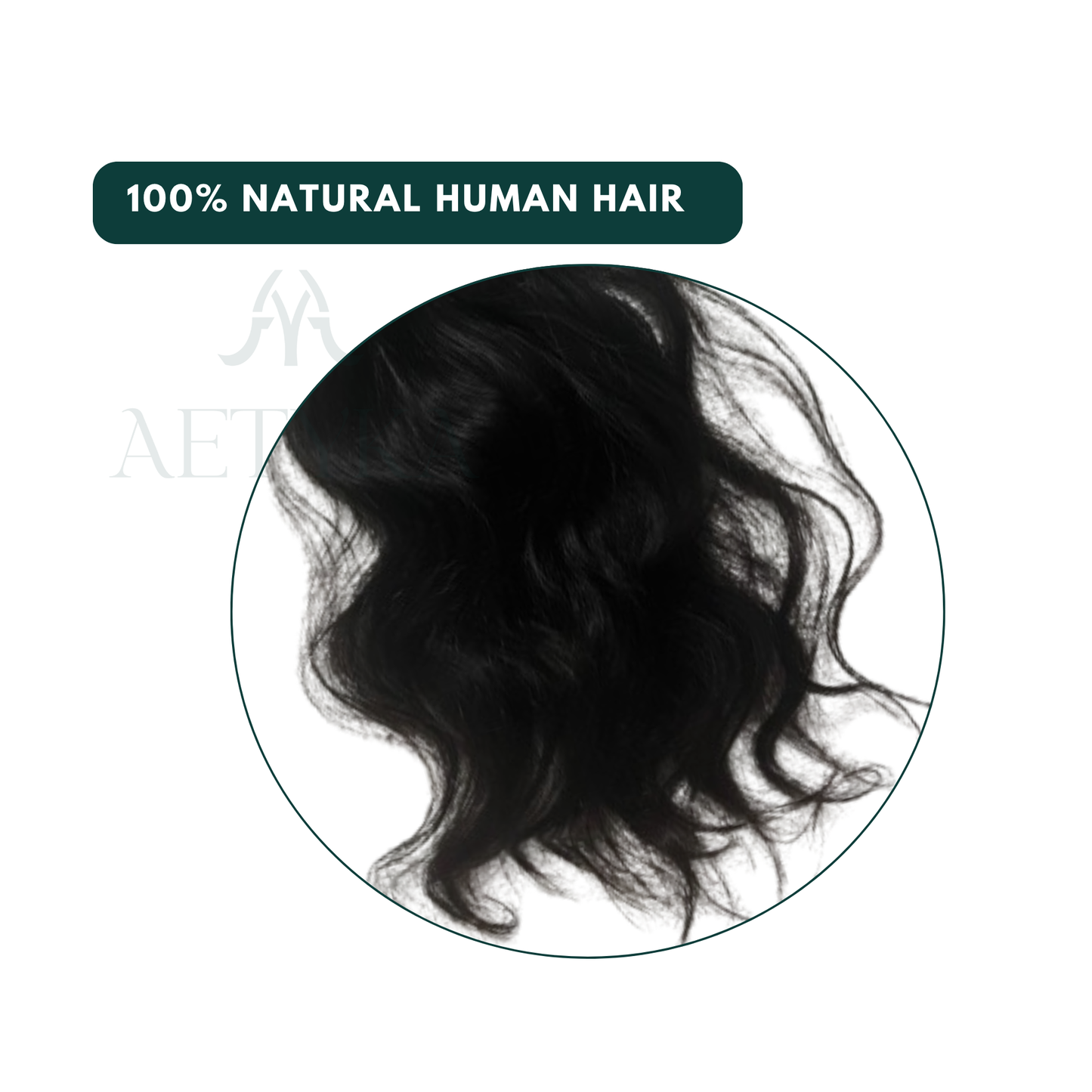 Aetyka 100% natural human hair extension